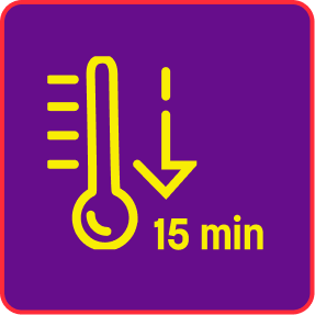 Szybko obniża gorączkę¹